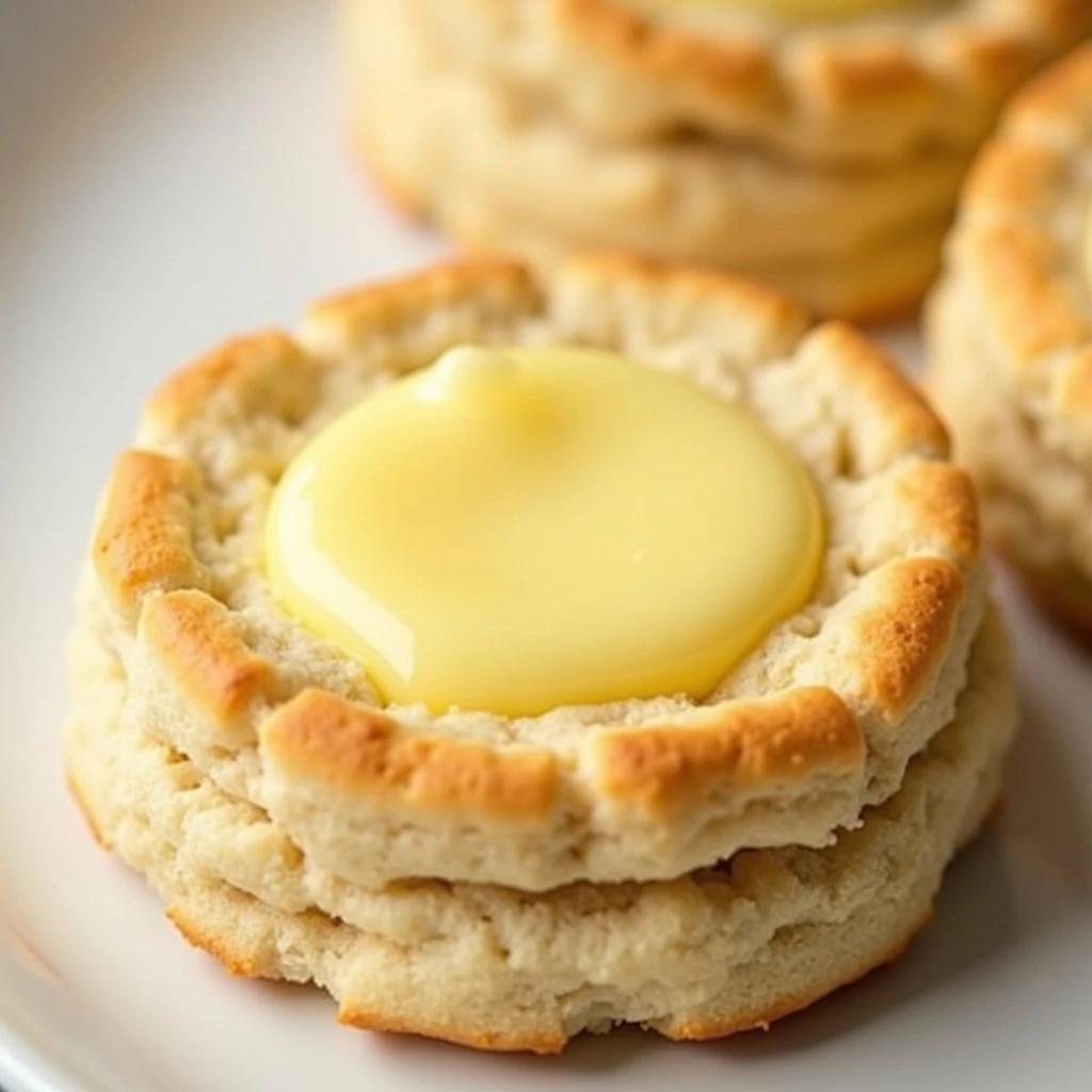 Butter being spread on a fresh biscuit to illustrate the meaning of 'butter my biscuits' in slang