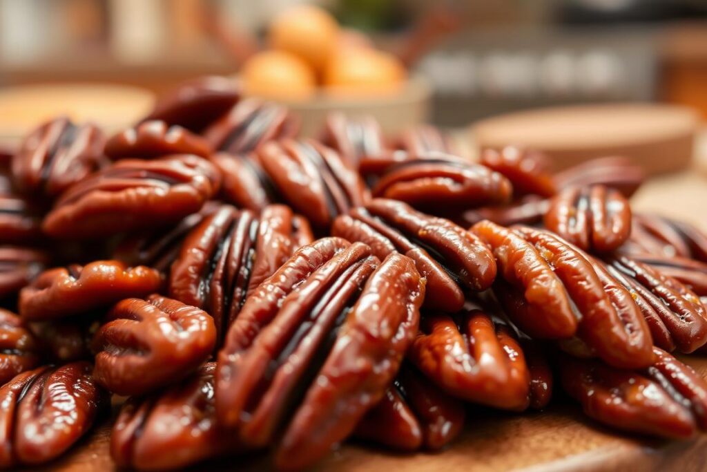 Are praline pecans the same thing as candied pecans?