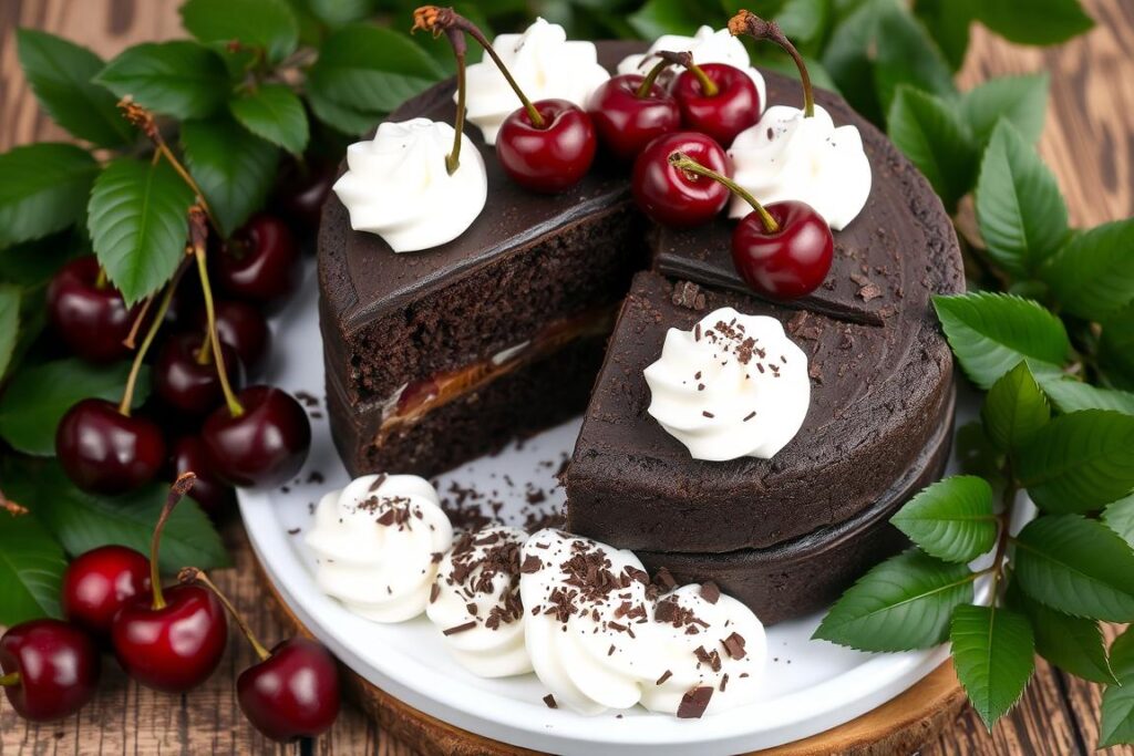 Black Forest cake ingredients