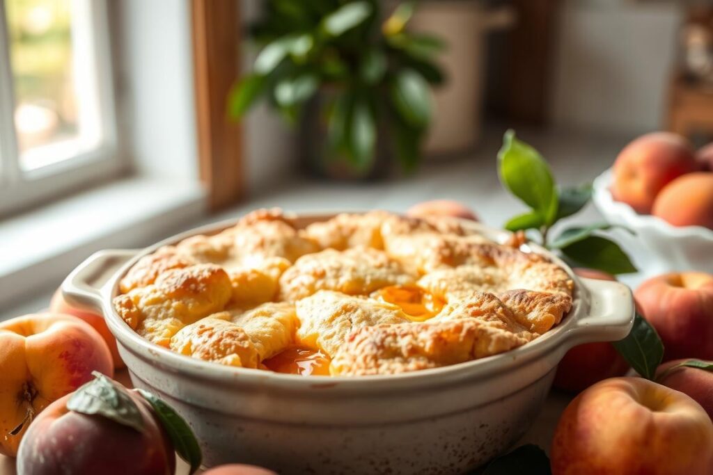 Fresh peach cobbler recipe