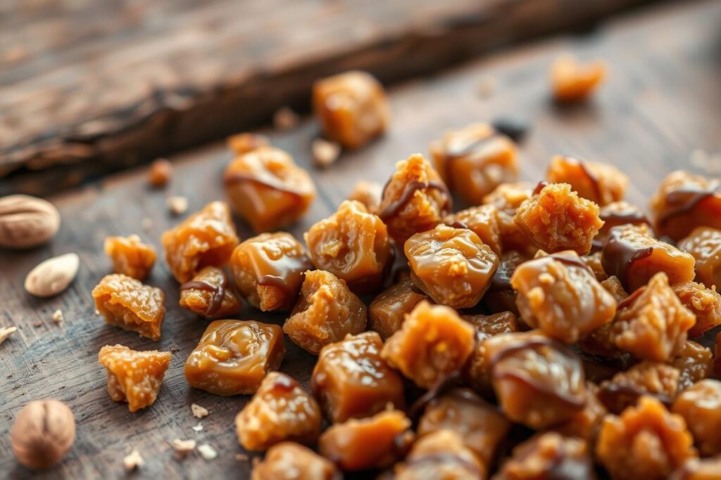 How to keep praline crunchy?