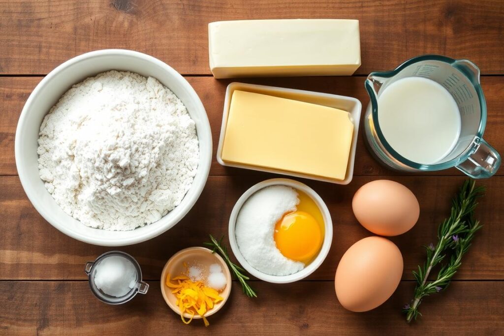 Madeira cake ingredients