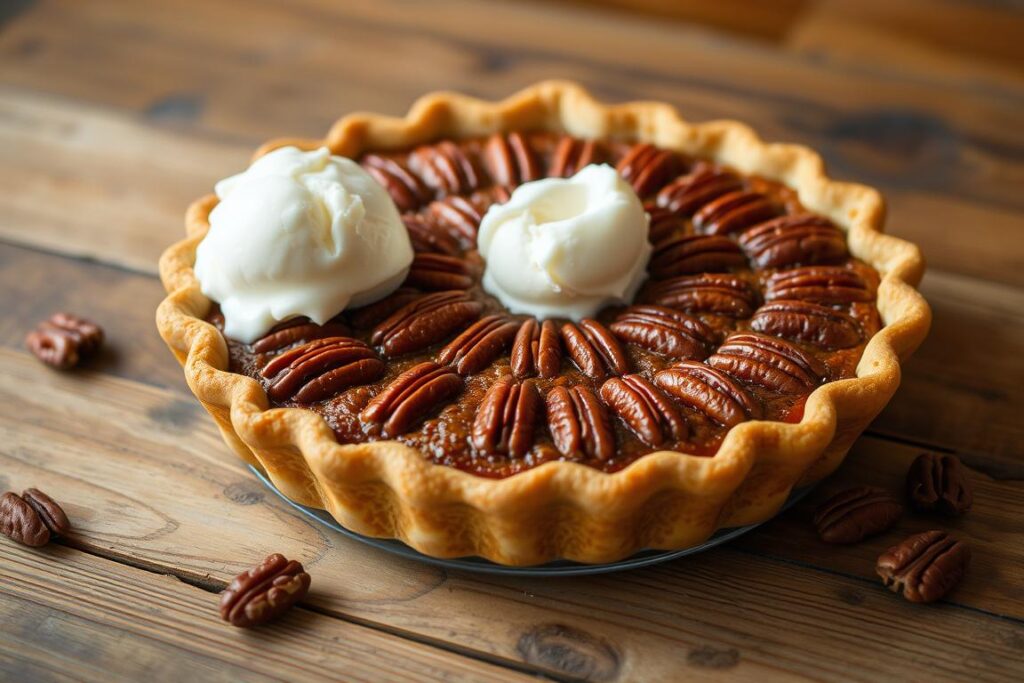 Should pecan pie be eaten warm or cold?