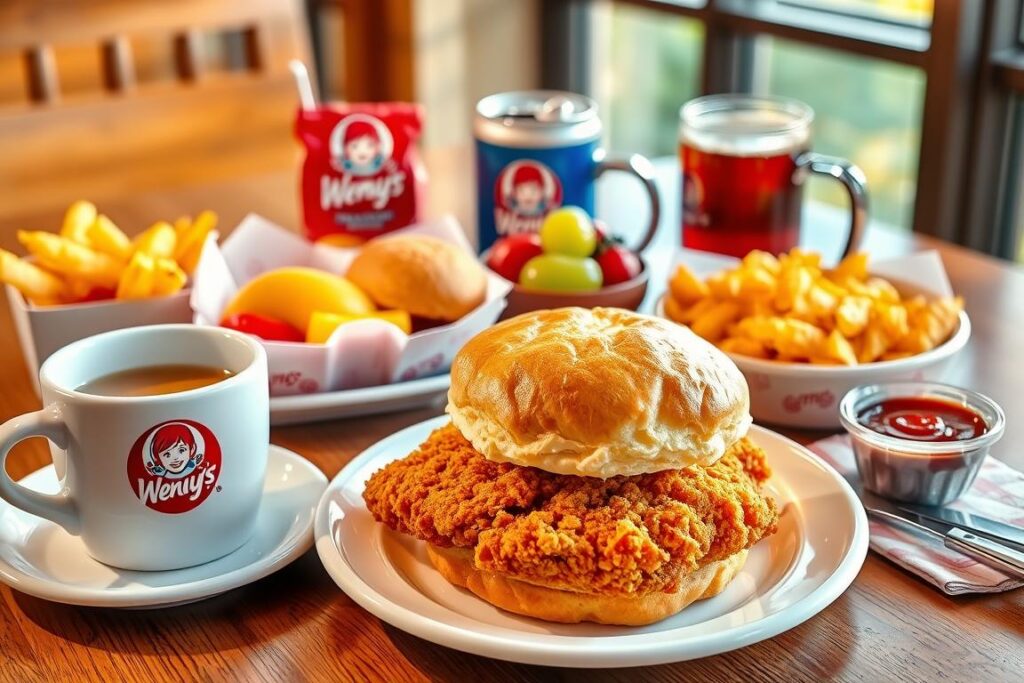 Wendy's breakfast menu