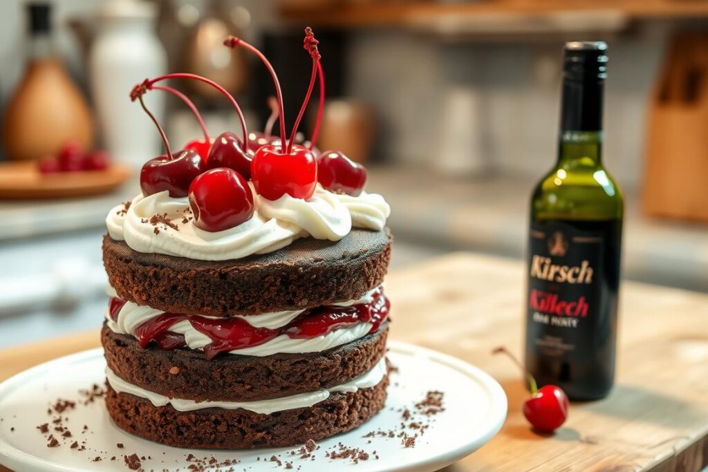 kirsch in black forest cake