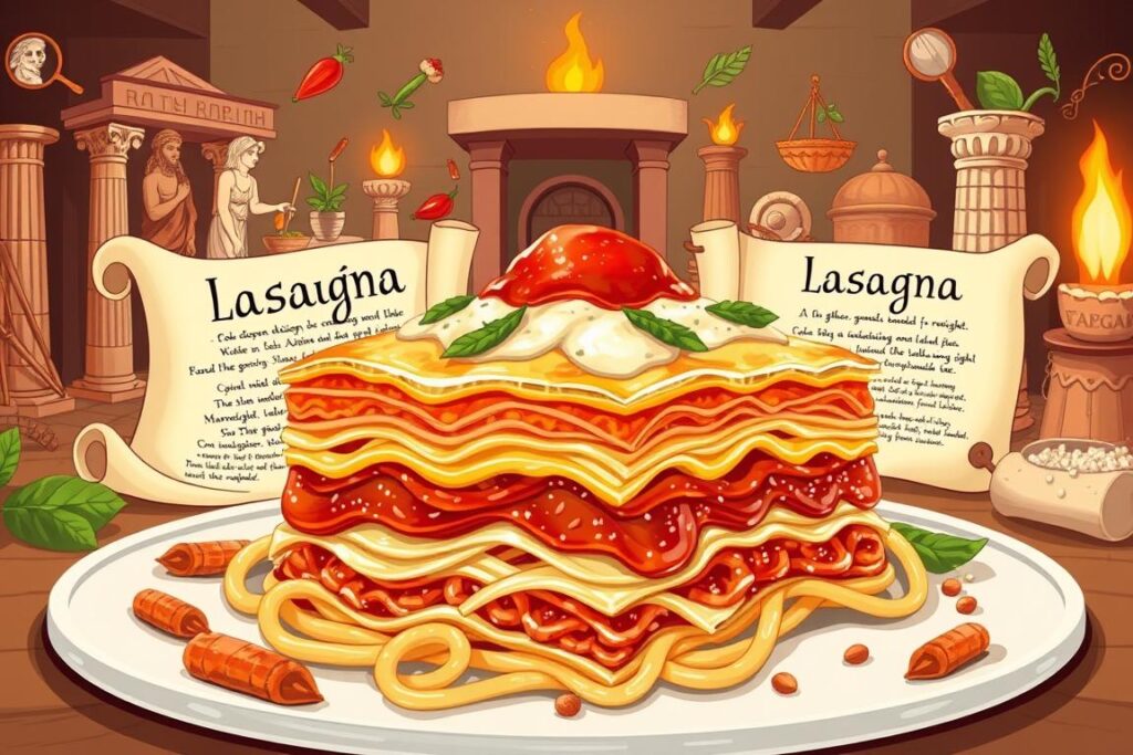 lasagna etymology