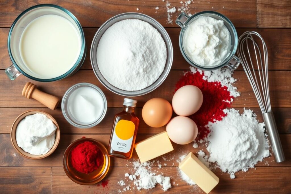 red velvet cake ingredients