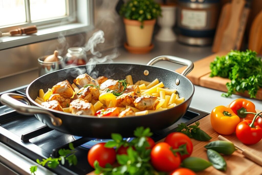 One-Pan Chicken Pasta Cooking Techniques