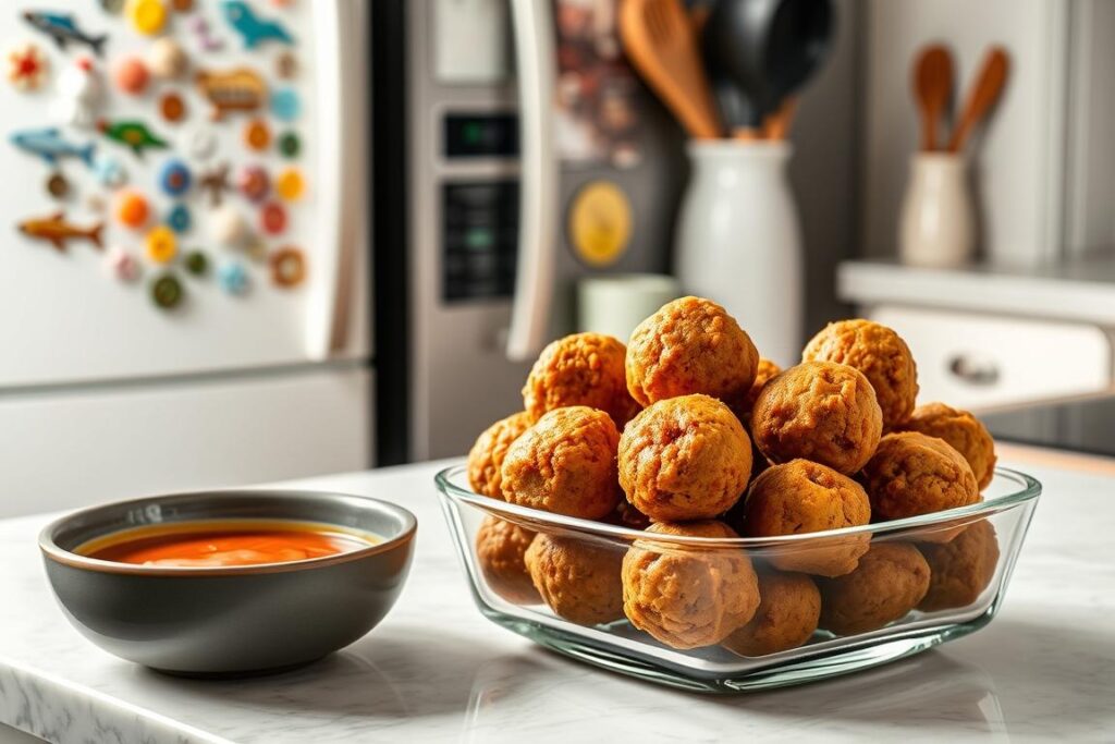 Rotel Cream Cheese Sausage Balls Storage