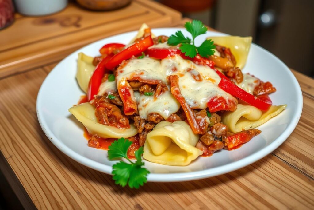 philly cheesesteak tortellini